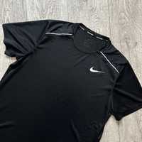 Спортивная футболка для спорта Nike running dri-fit big logo