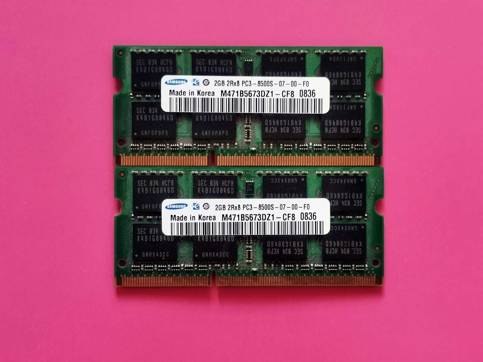 DDR3 2GB+2GB Samsung 8500  1066