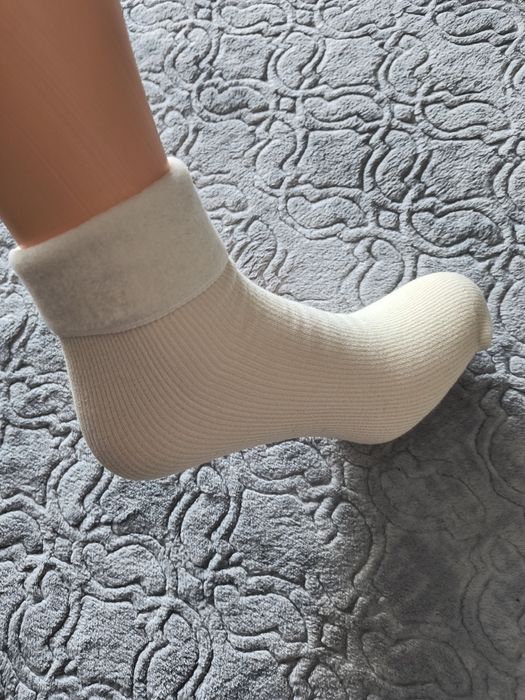 2 pary ciepłe SKARPETY GRUBE ANGORA 39-42 unisex