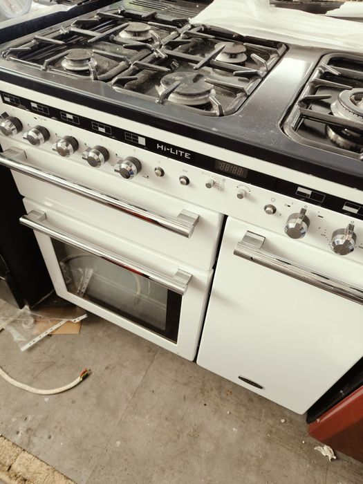 Kuchnia biała Falcon 90 cm  piekarnik grill gwarancja i 60 innych