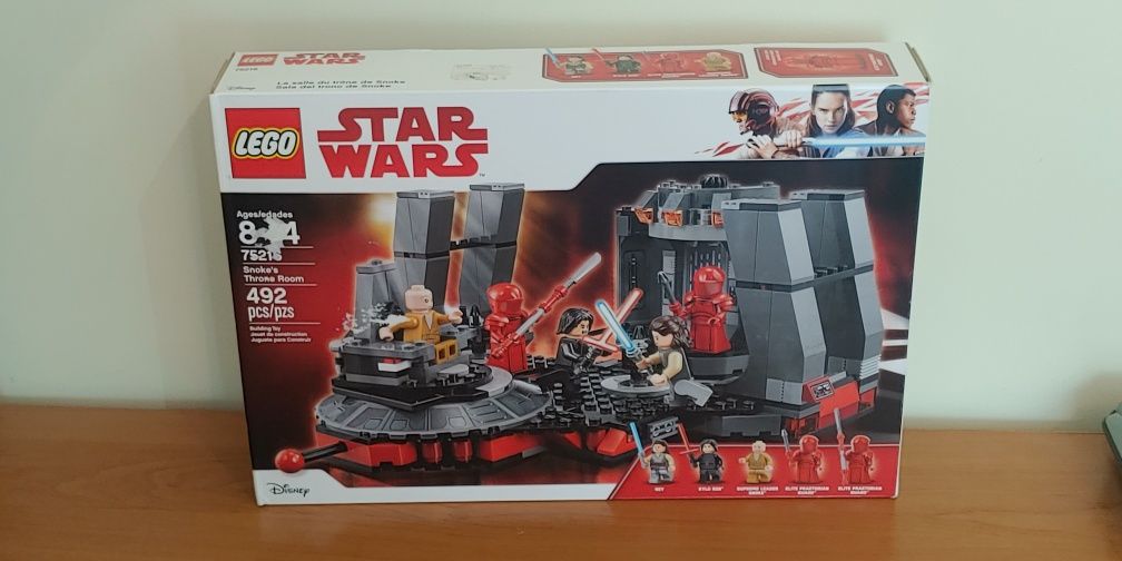 Lego 75216 NOWE Star Wars Sala tronowa Snoke'a