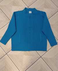 Damski sweter z dzianiny, rozmiar XL. 
Wymiary:od pachy do pachy 52 cm