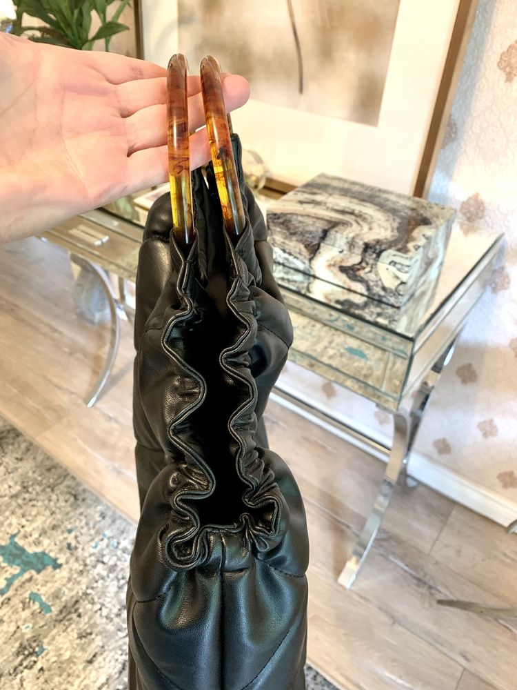 Shopperka Vintage czarna torebka