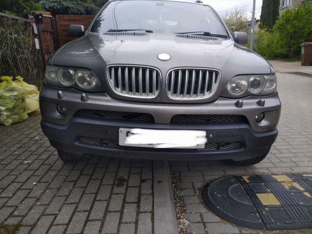 Kompletny zderzak przód przedni BMW X5 E53 lift Sterlinggrau 472