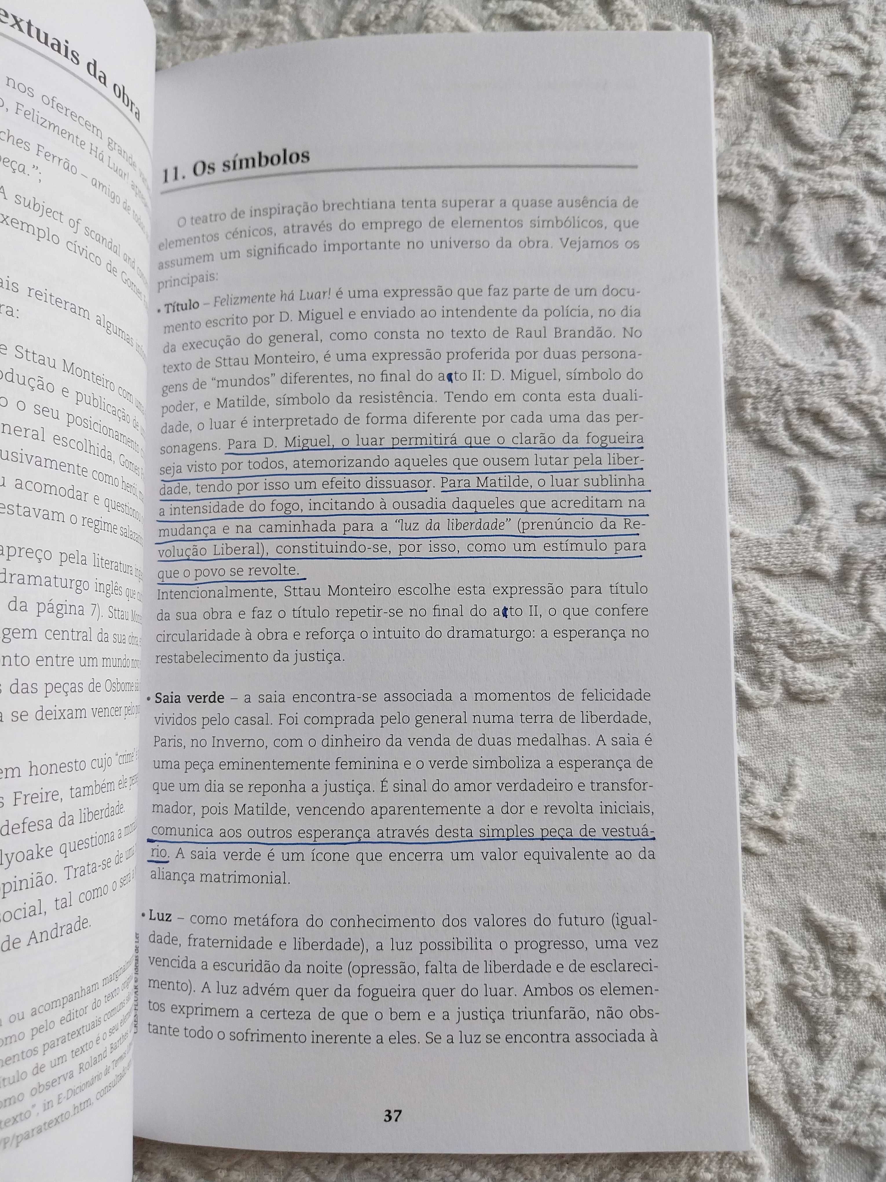 Secundário, Resumos “Felizmente Há Luar”, de Luís de Sttau Monteiro