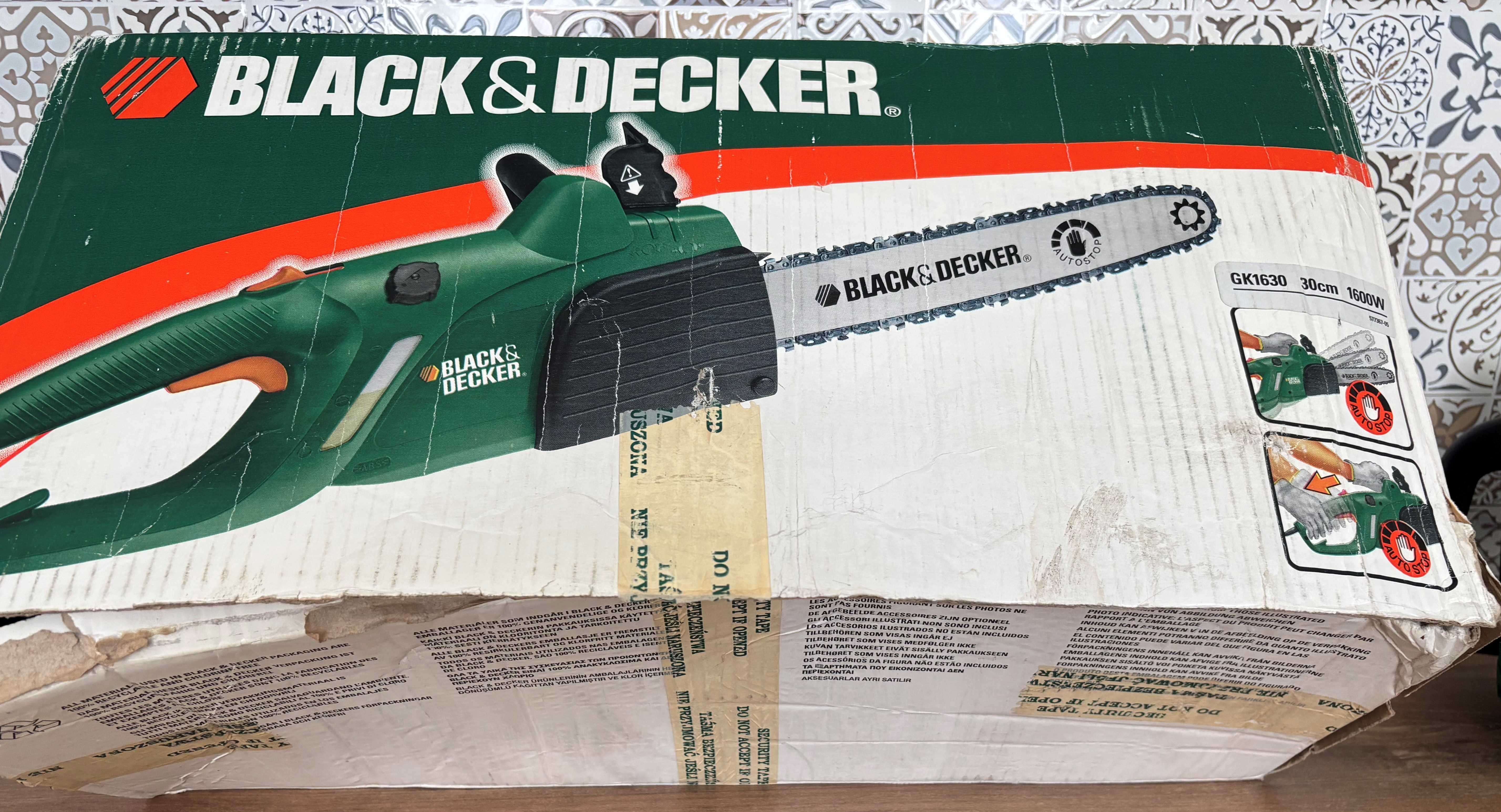 Black&Decker GK1630  1600W - elektryczna piła, pilarka łańcuchowa-nowa
