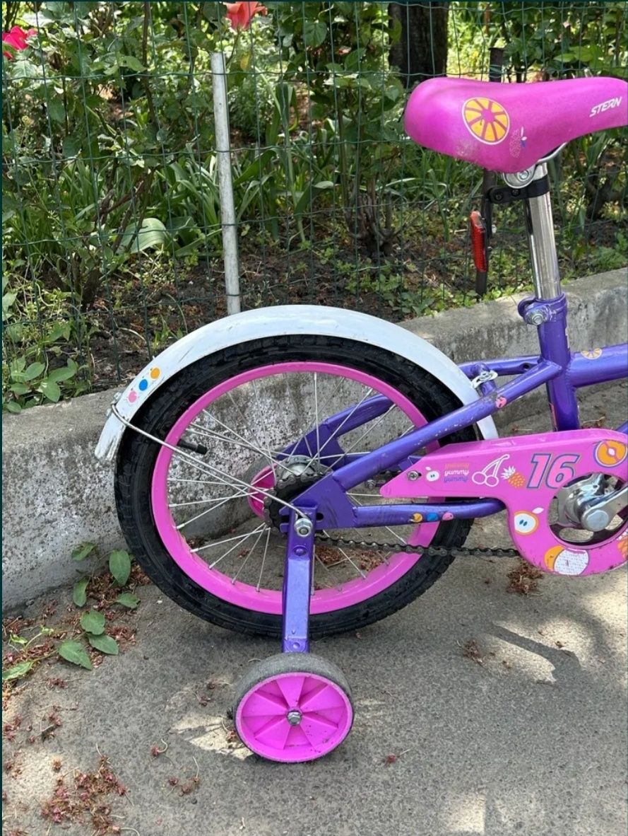 Велосипед для девочки на 4-6 лет. Детский велосипед Stern Fantasy 16"