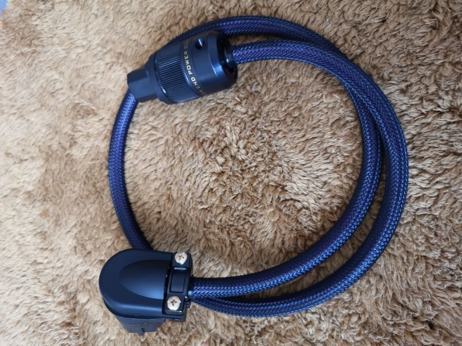 Kabel zasilający audio Melodika 3x2.5 mm dł 1.0m Wtyki Audiocrast
