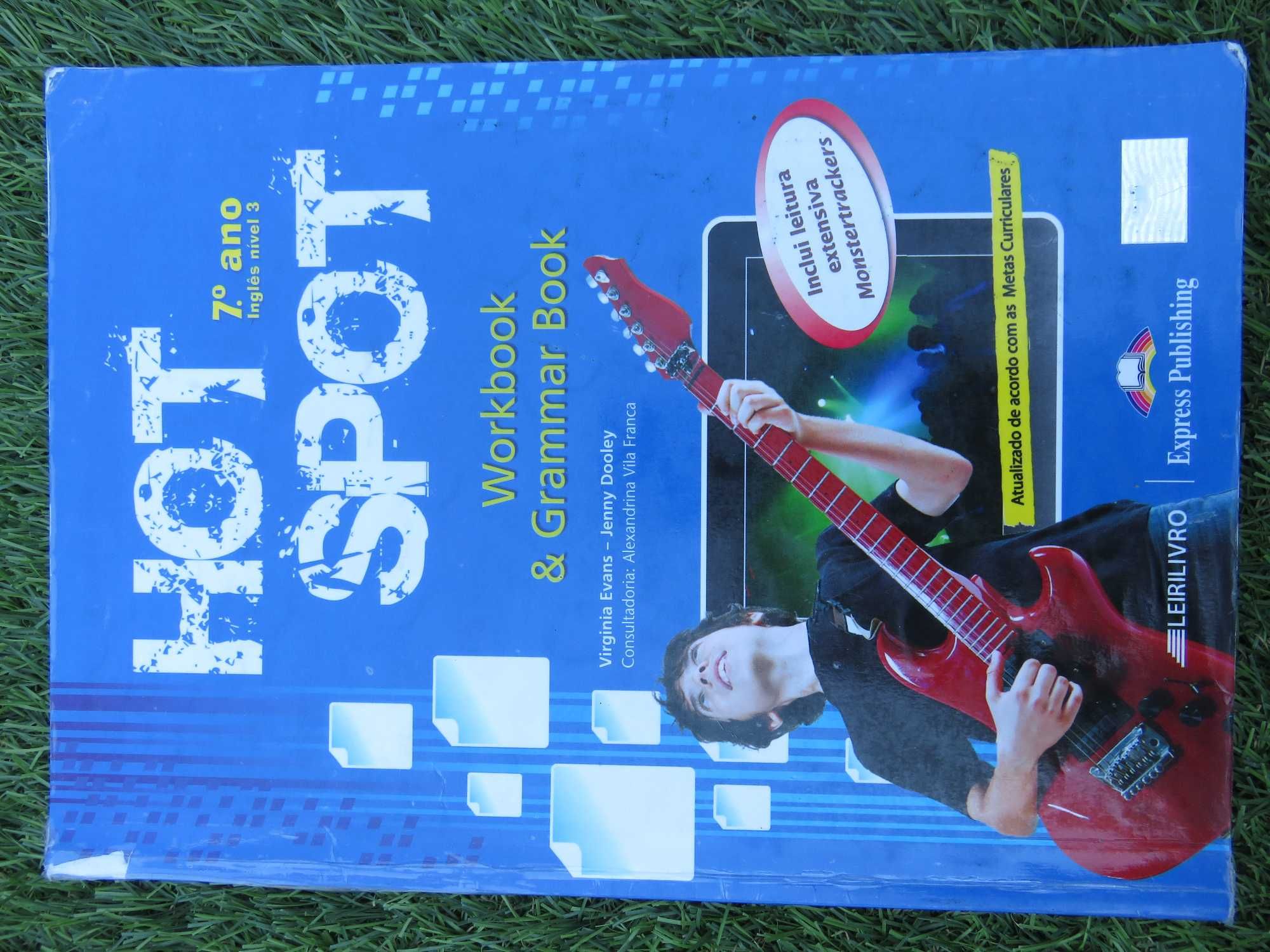 HotSpot7 - Inglês - Students Book, Workbook, Grammar book - LeiriLivro