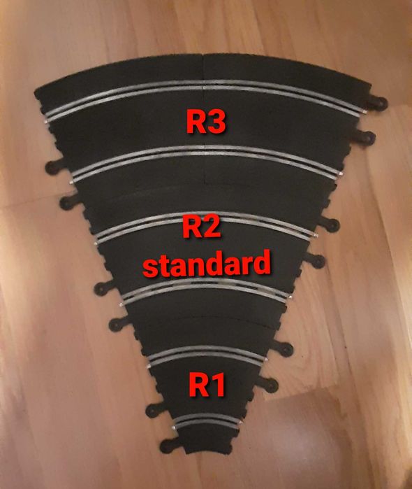 Scalextric - 2 curvas Interiores R1