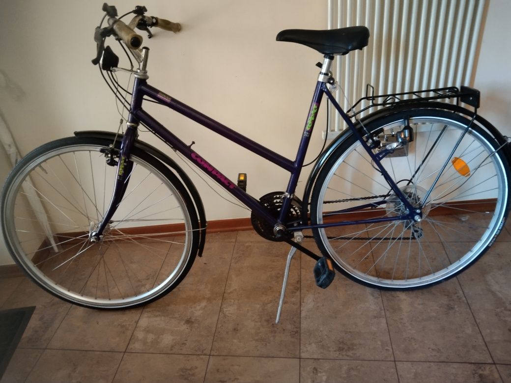 Rower damski miejski COMPACT koła 28 cala
