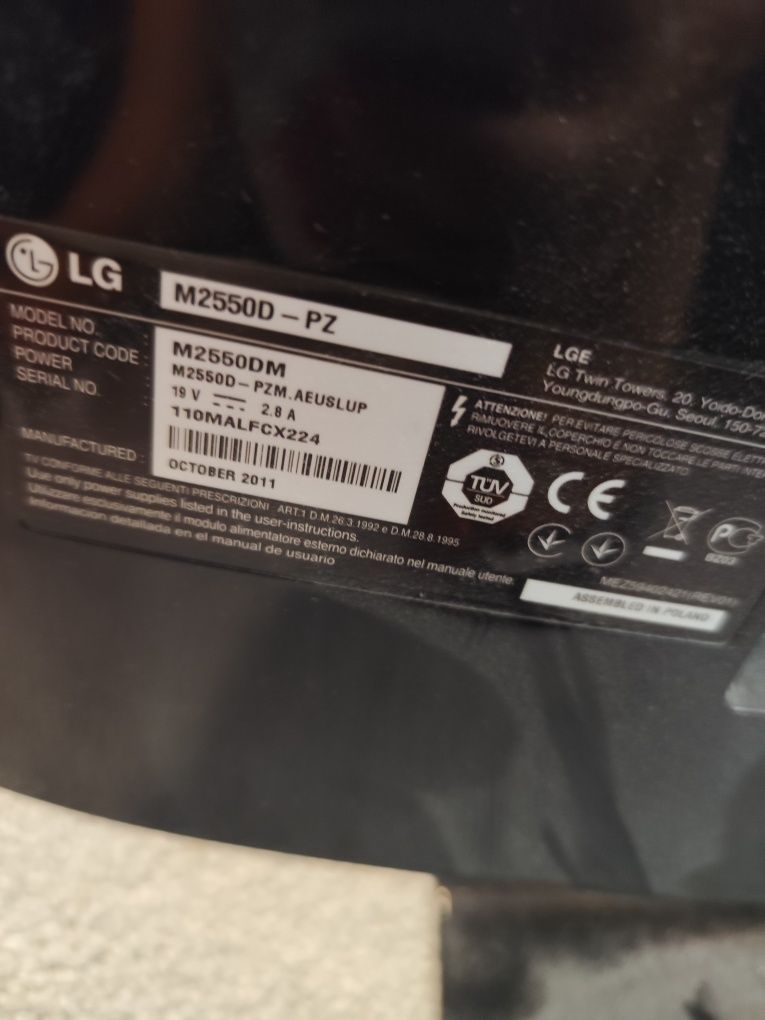 Monitor Lg 25 cali