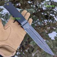 Нож нескладной GW 903 BQ с кожаными ножнами