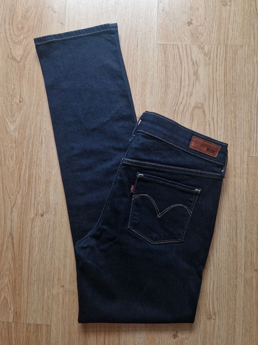 Levi's modern rise straight W29 L30 levisy spodnie dżinsowe jeansowe