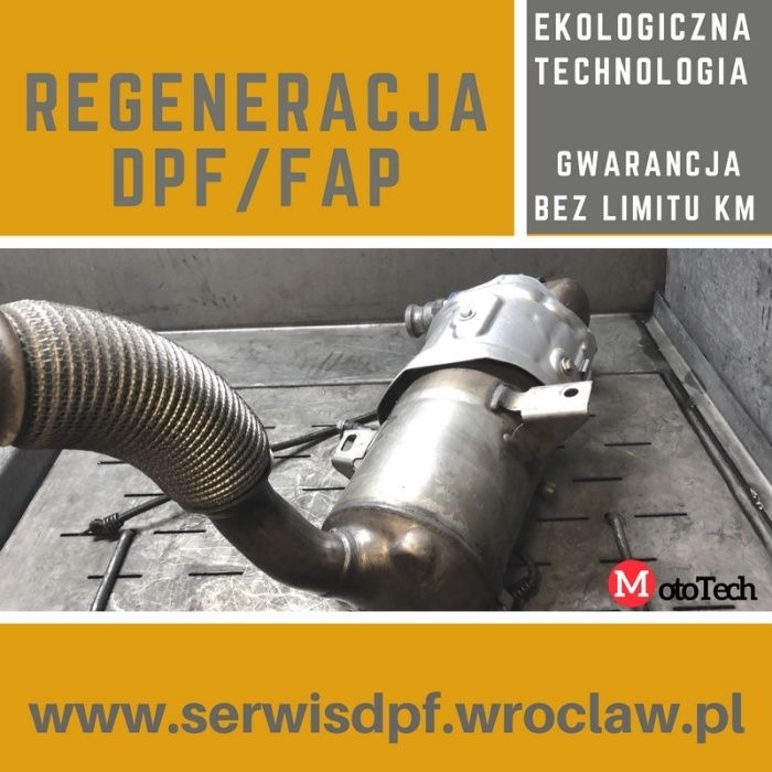 Czyszczenie filtrów cząstek stałych DPF FAP i SCR CAŁA POLSKA od 349zł