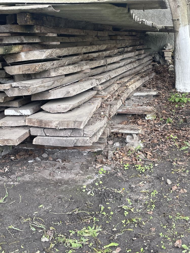 Дошка дубова природня сушка тов.60-65 дов.6,5м.