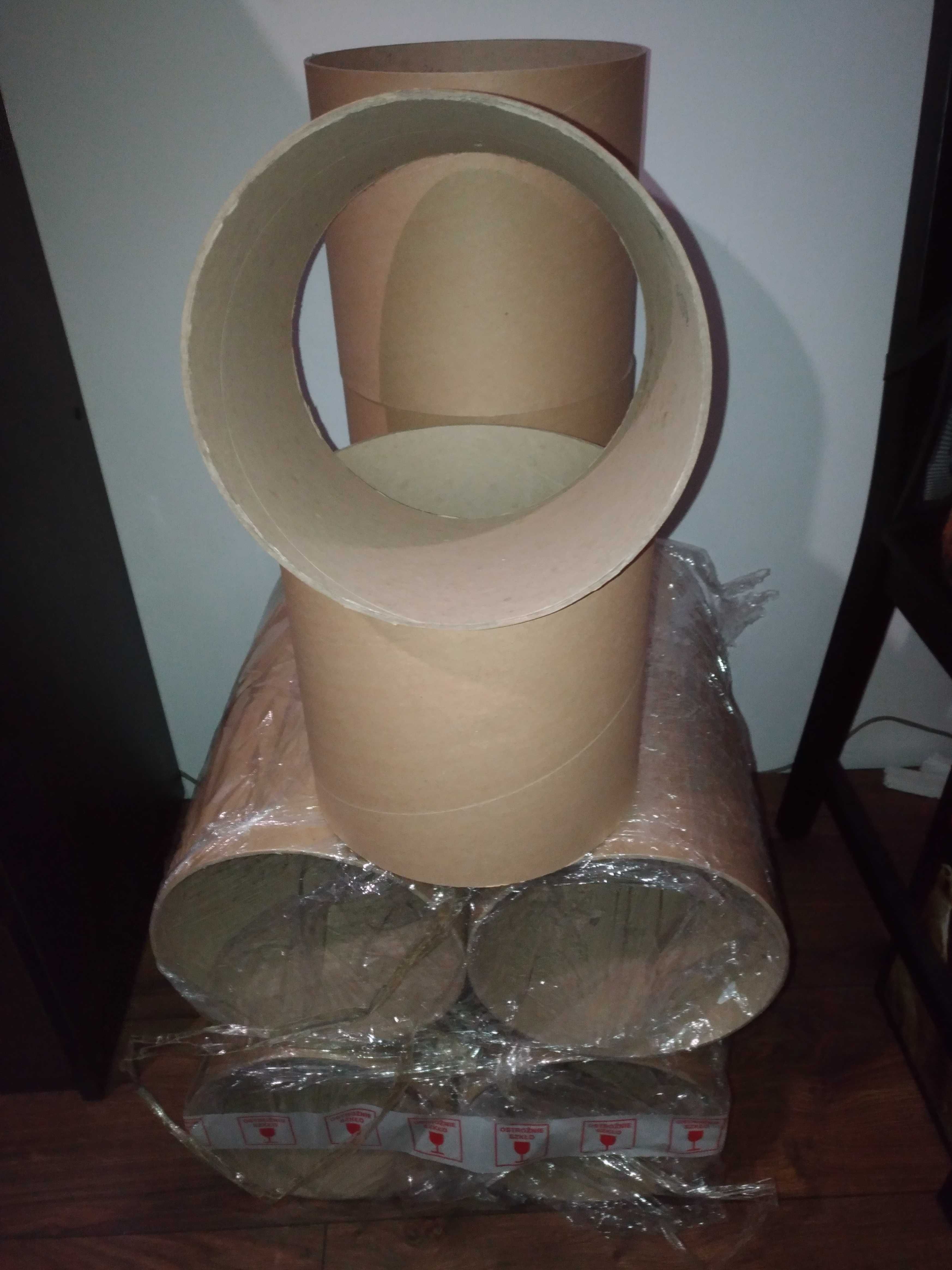 Tuba rura kartonowa - 12 sztuk - crafting, plastyka, opakowanie