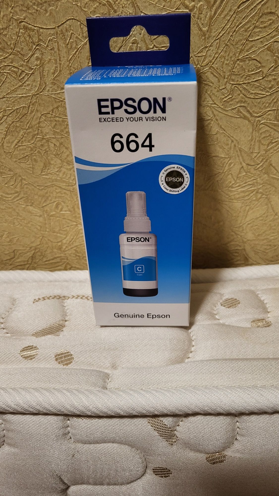 Контейнер з чорнилом EPSON 664 CYAN (70МЛ) L100/L200 картридж