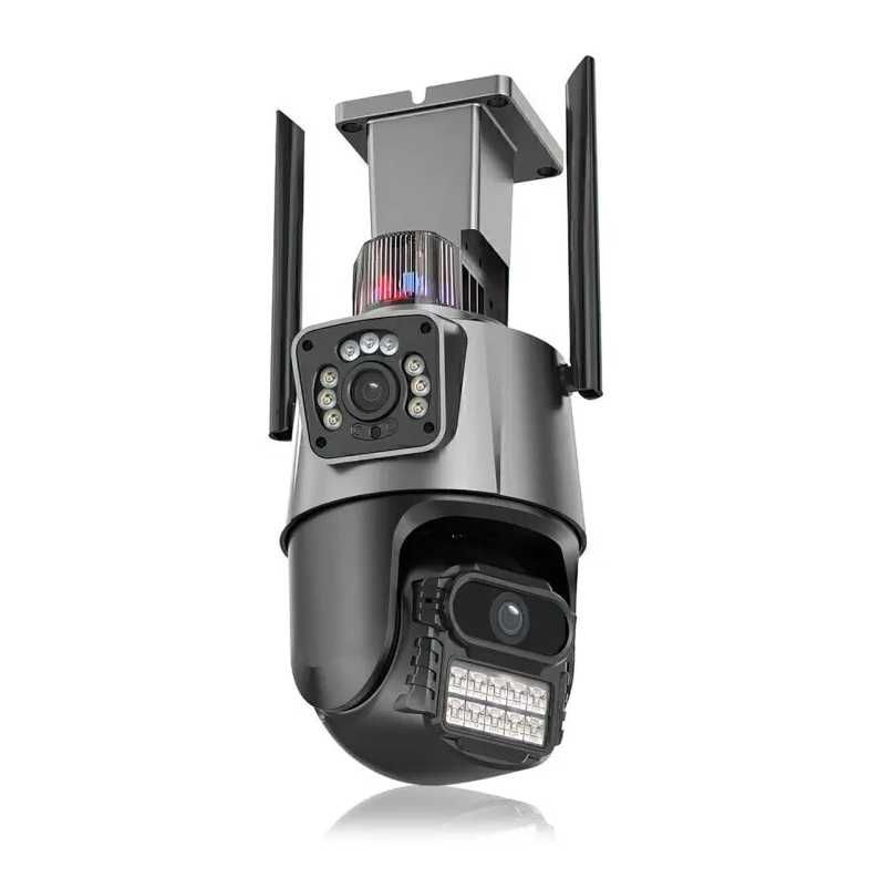 IP-камера Dual Lens, 8 Мп (4+4) поворотна, WiFi, iCSee, 64GB