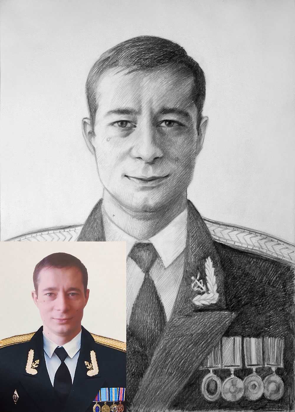 Художественный портрет по фотографии (Карандаш, масло)
