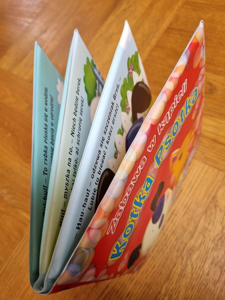 Pięć miękkich książeczek dla niemowlaka typu książeczki kąpielowe