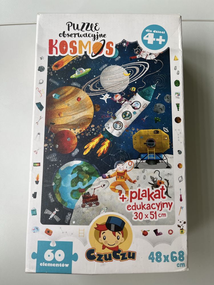 Czu Czu Puzzle obserwacyjne Kosmos 4+