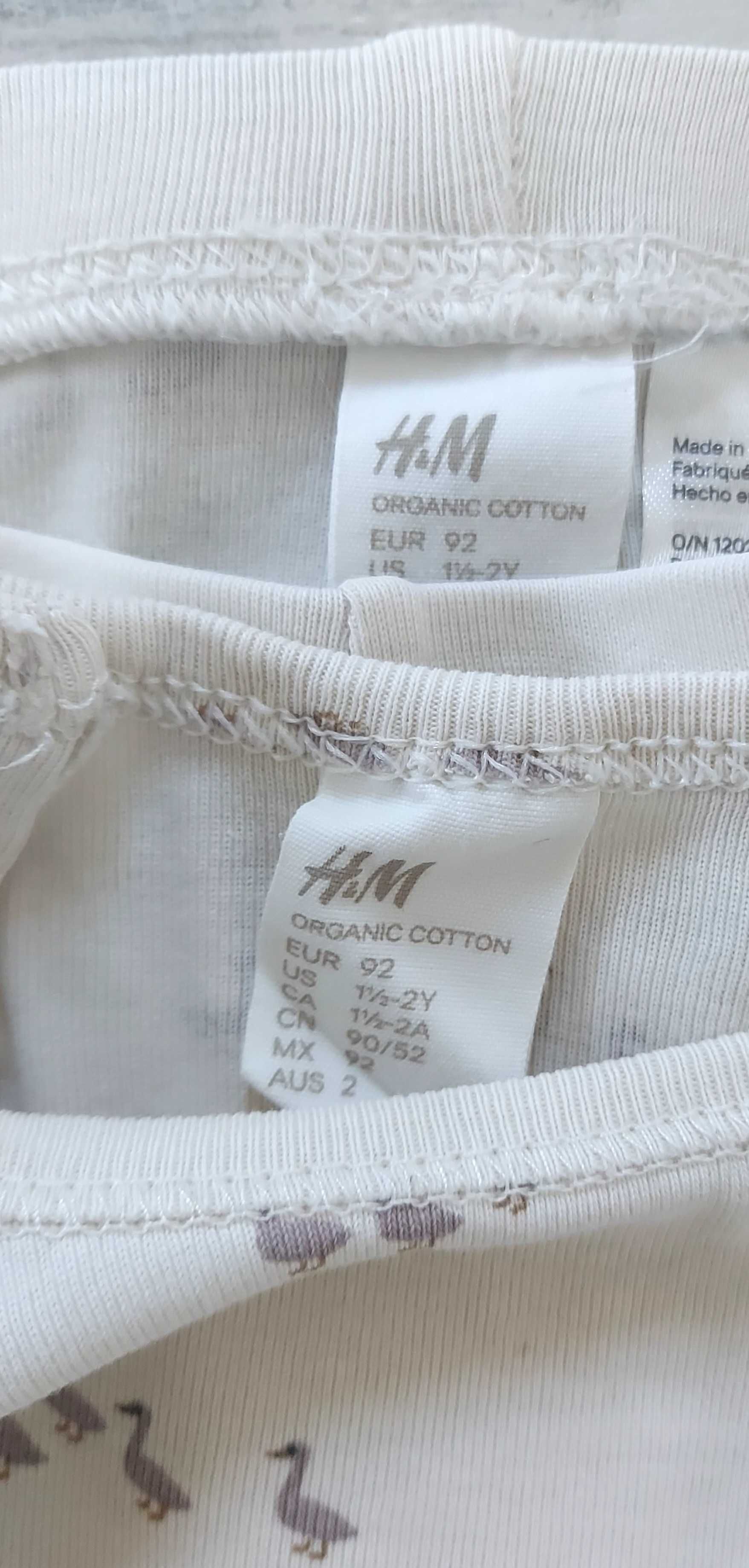 Piżamka dwuczęściowa H&M r. 92