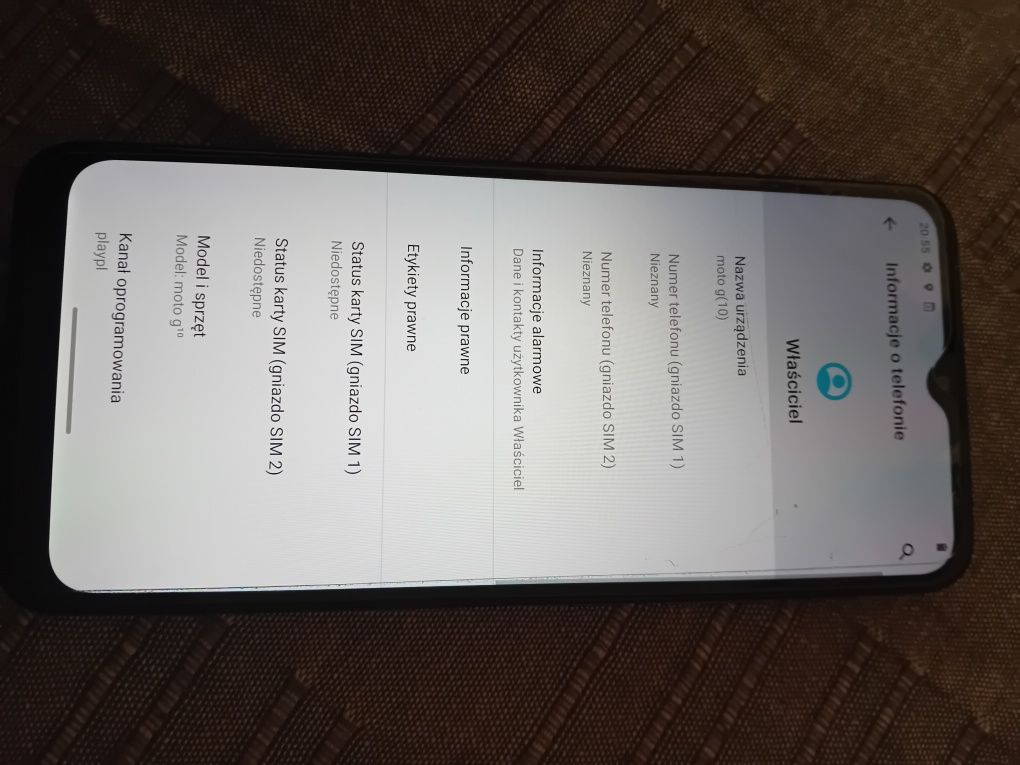 Motorola g10 sprawna