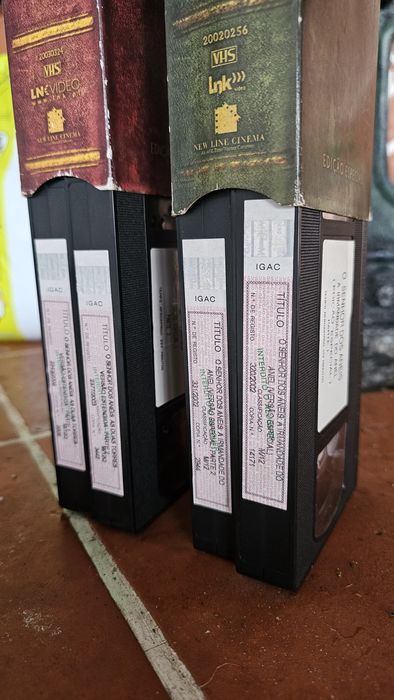 VHS senhor dos aneis edição especial