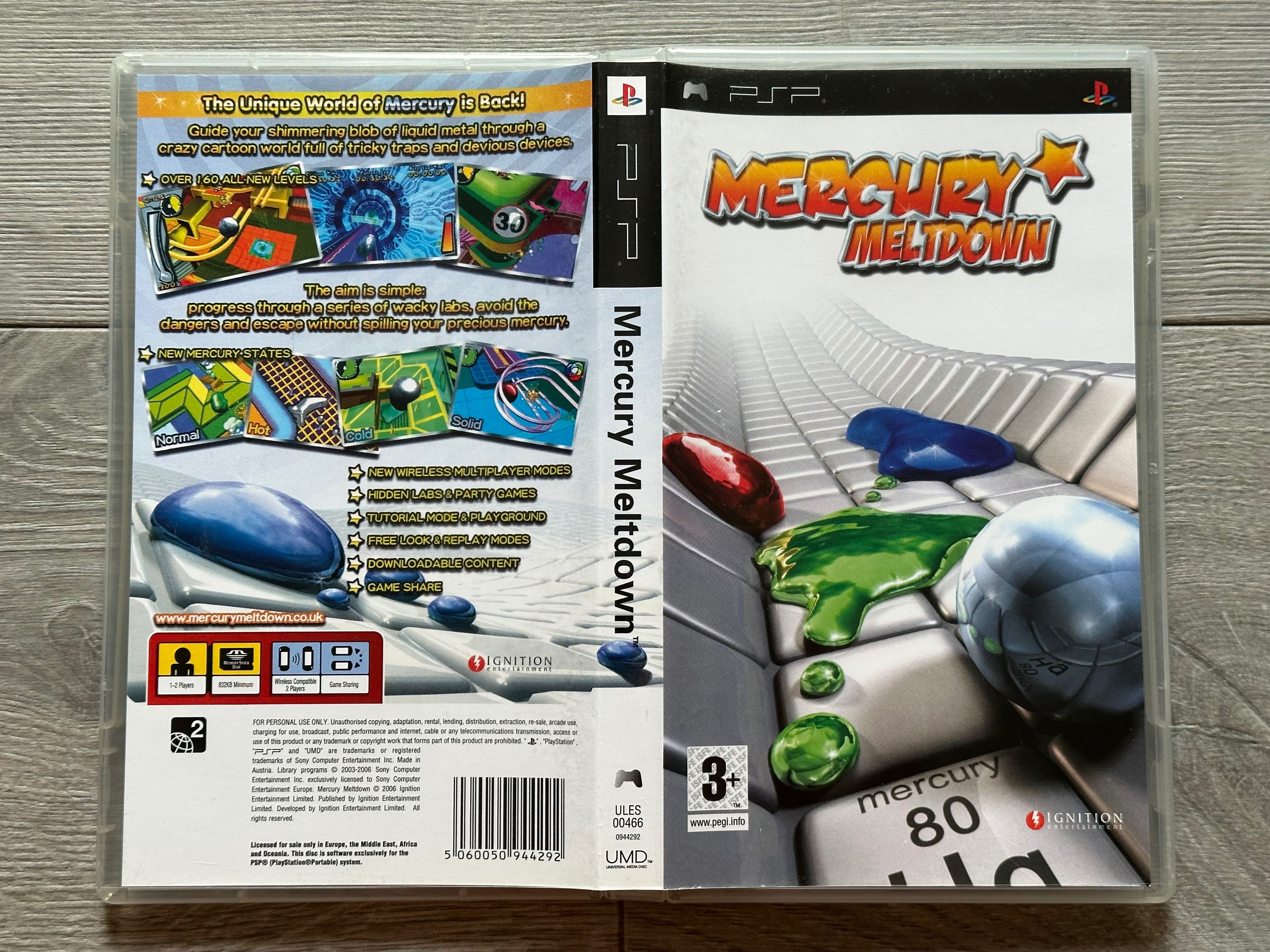 Mercury Meltdown / Playstation Portable