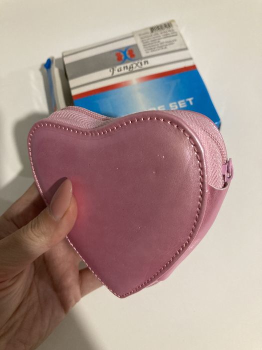 Манікюрний набір Fangxin у формі сердечка повний шкіряний