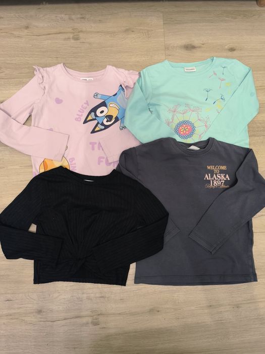 Paka ubrań dla dziewczynki 128 Zara Reserved