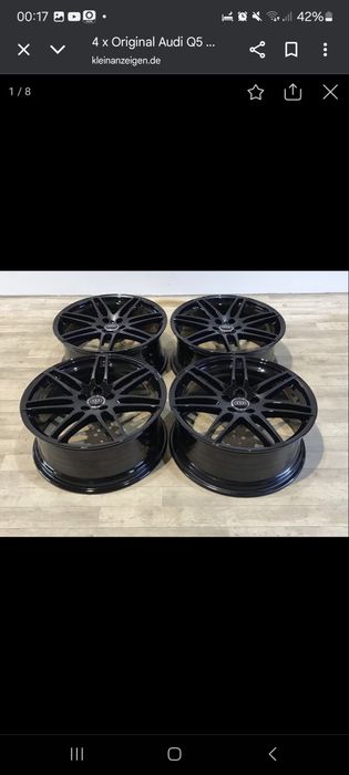 Alufelgi AUDI 20" q5 sq5 a6 a7 a8 oryginalne 8R0.601.025 BF