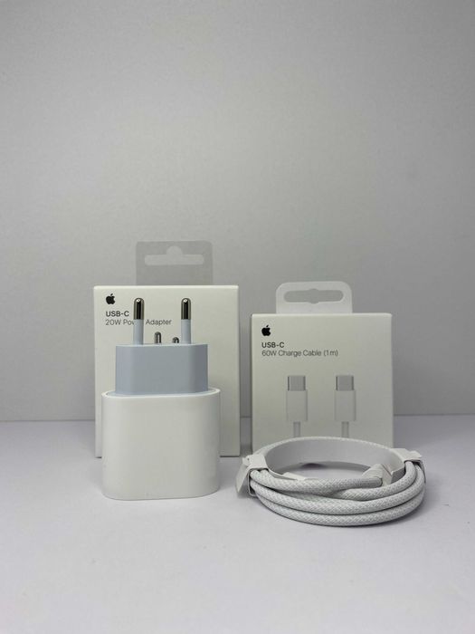Apple швидкісна зарядка USB-C (Блок 20w + кабель 60w 1m)