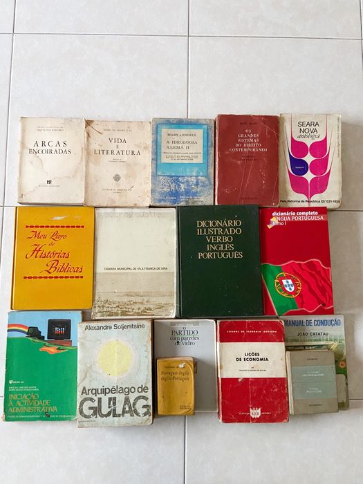 Livros com temas diversos