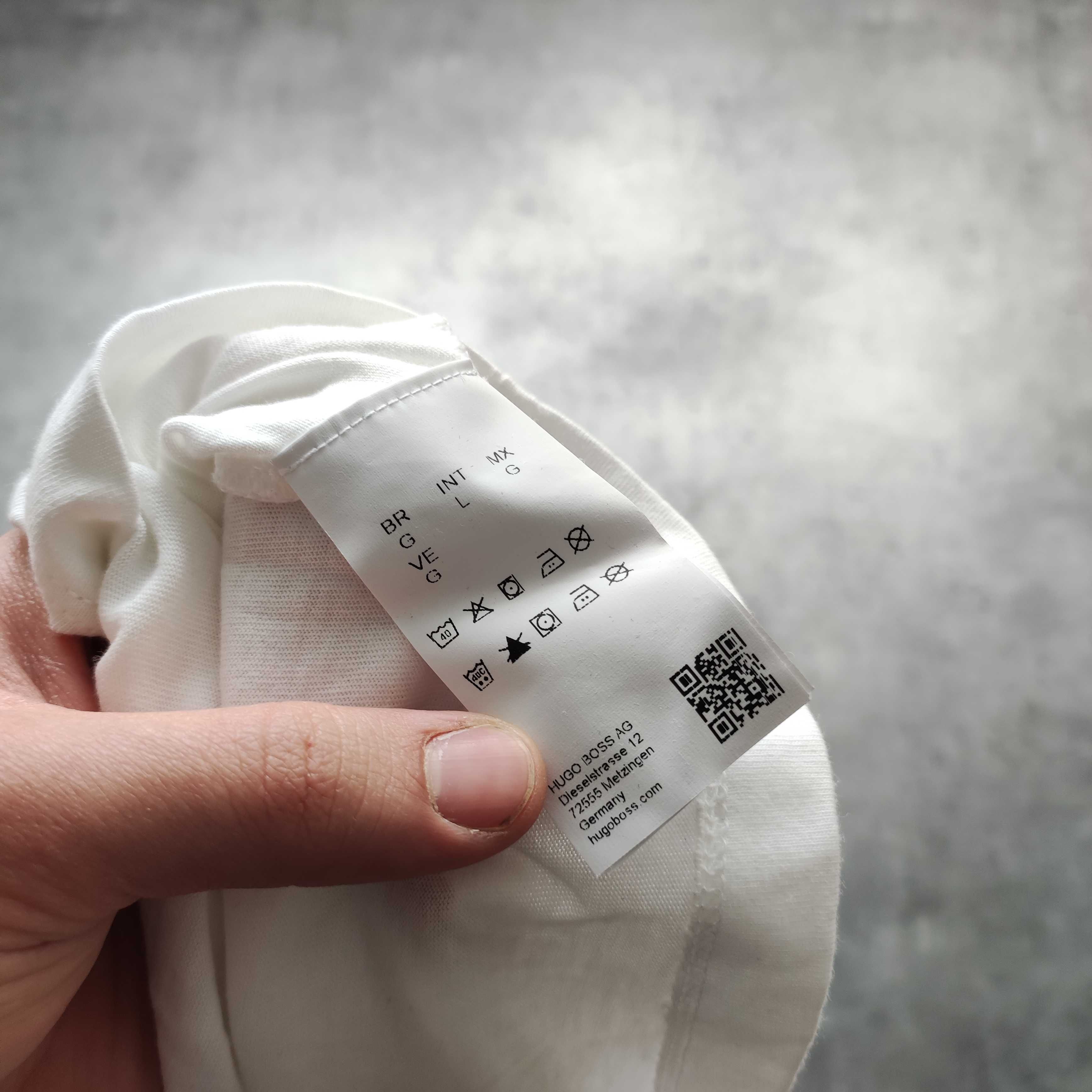 MĘSKA Elegancka PREMIUM Koszulka Basic Czysta Hugo Boss Haft Logo