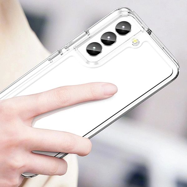 Etui Outer Braders z elastyczną ramką do Samsung Galaxy S23+ przezrocz