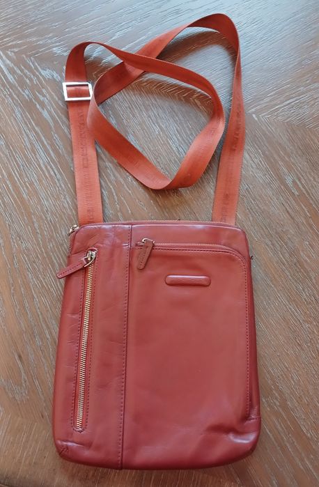 Сумка шкіряна  Piquadro чоловіча через плече