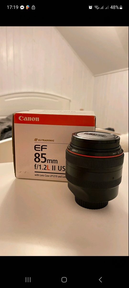 Объектив Canon EF 85mm f/1.2L II USM