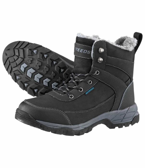 Zimowe buty jeździeckie Steeds - różne rozmiary - kolor czarny