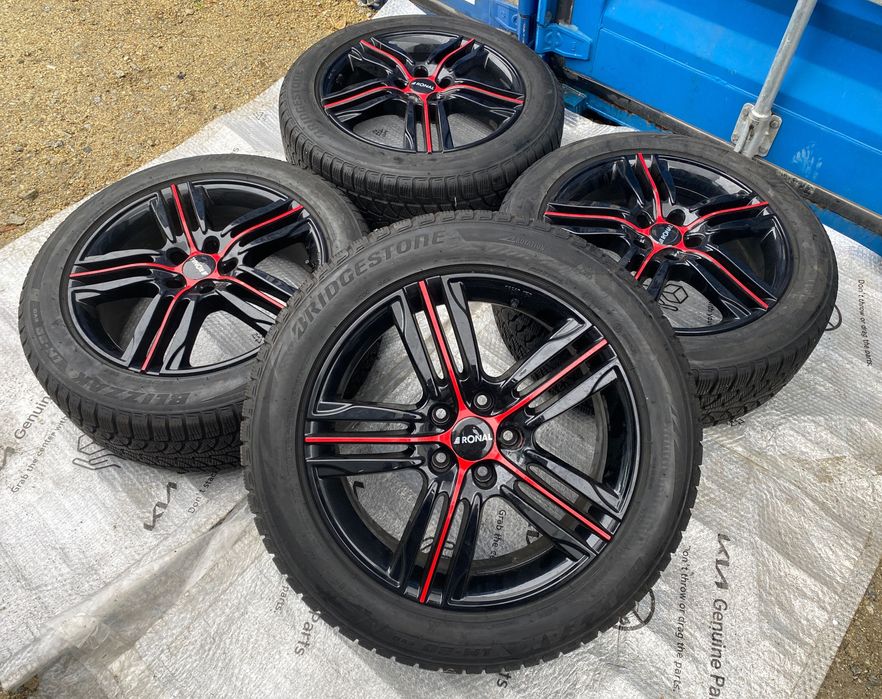Koła Aluminiowe KIA Hyundai 5x114.3 18” opony ZIMA 225/55R18 IDEALNE