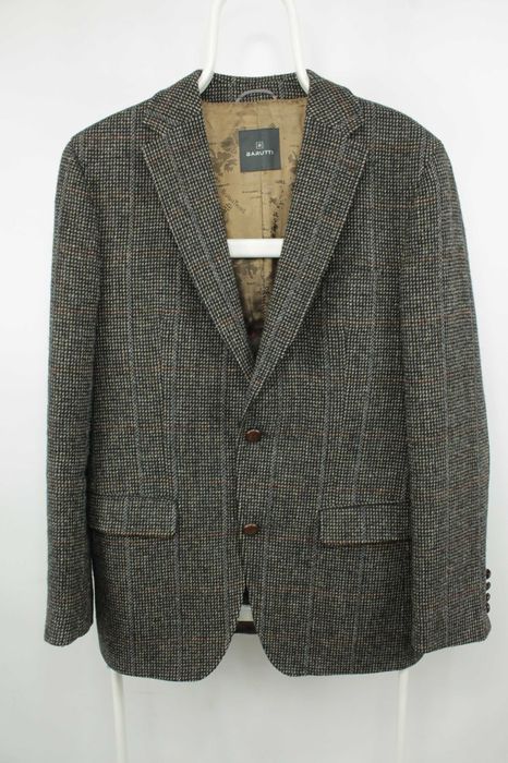 Шикарний твідовий піджак блейзер Harris Tweed Mario Barutti 50 М-Л