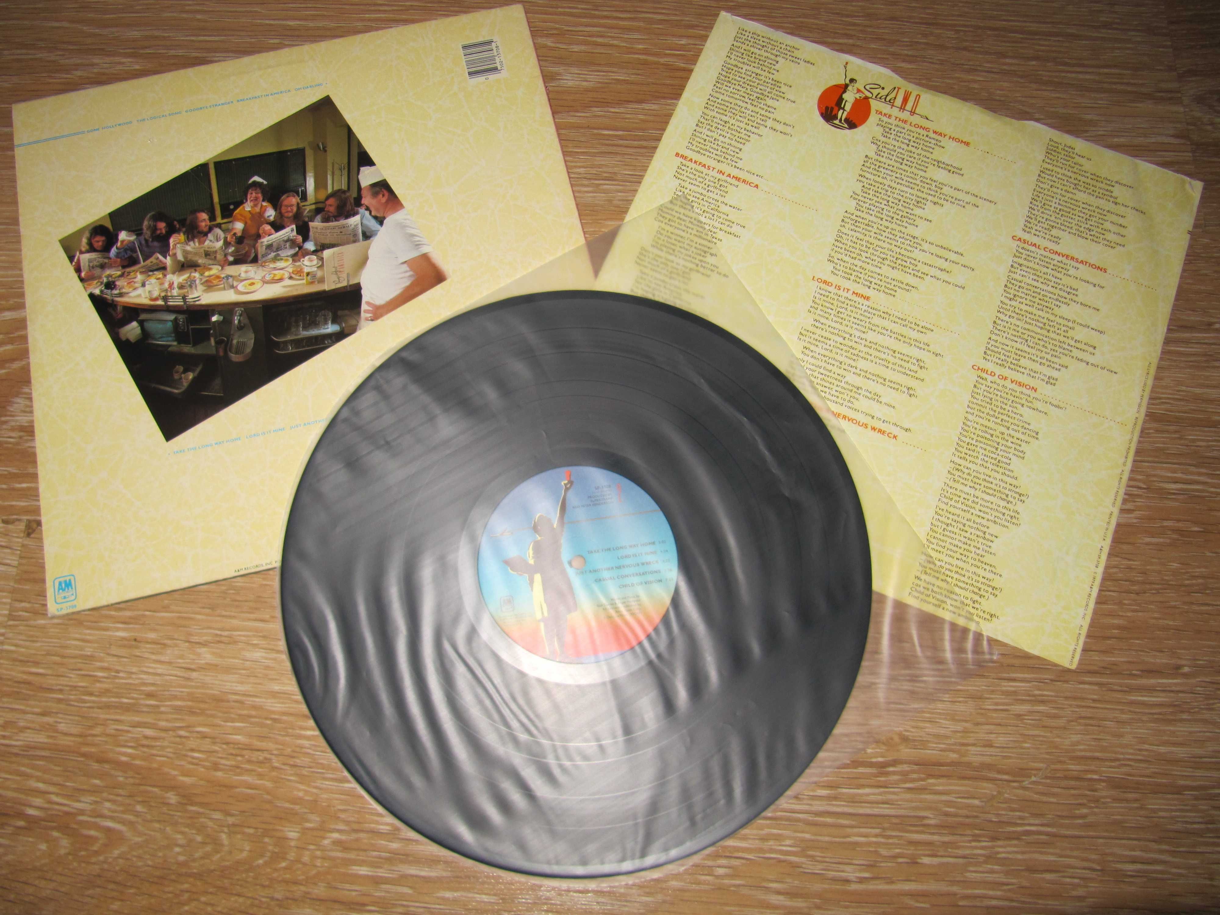 КУЛЬТОВА Платівка SUPERTRAMP - Breakfast In America - 1979 (USA)