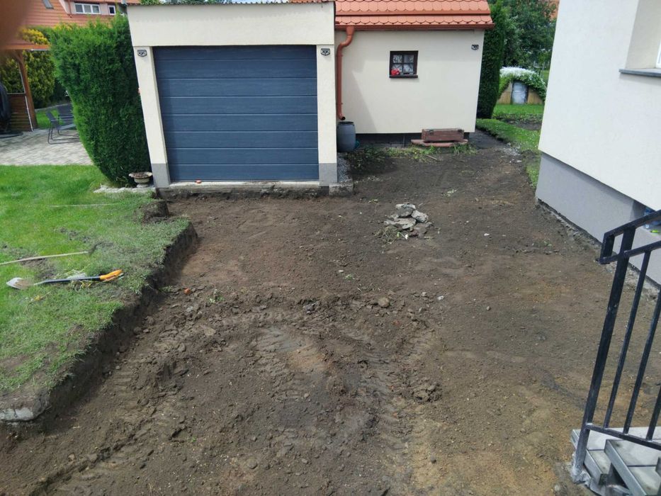 Ogrody, brukarstwo , usługi minikoparką, mini ładowarką , mulczerem,