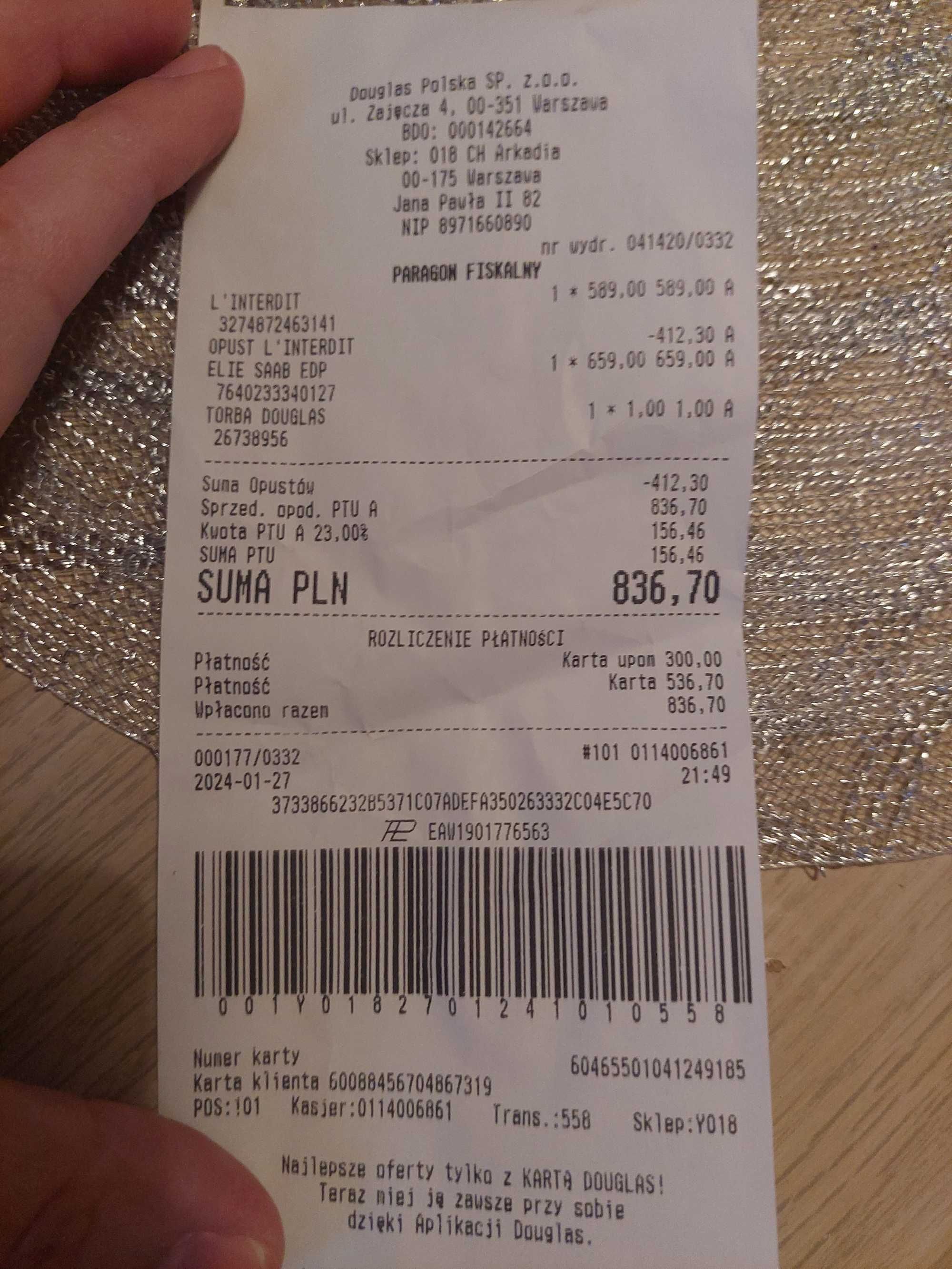 Elie Saab in White paragon 90ml perfumy edp