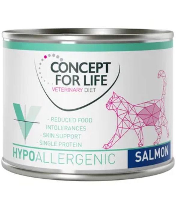 Concept for Life Veterinary Diet Hypoallergenic, łosoś x8