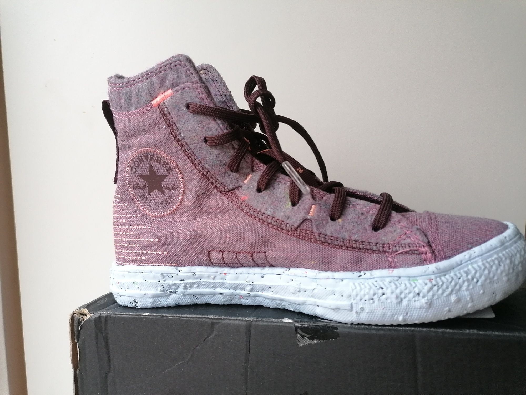 Nowe oryginalne trampki Converse crater high top 37-24cm, recykling