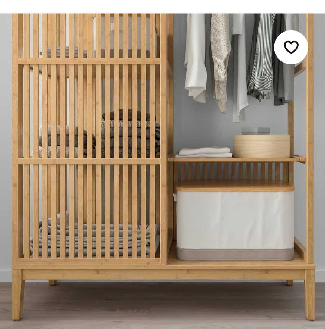 Szafa otwarta bambus Nordkisa/ ikea