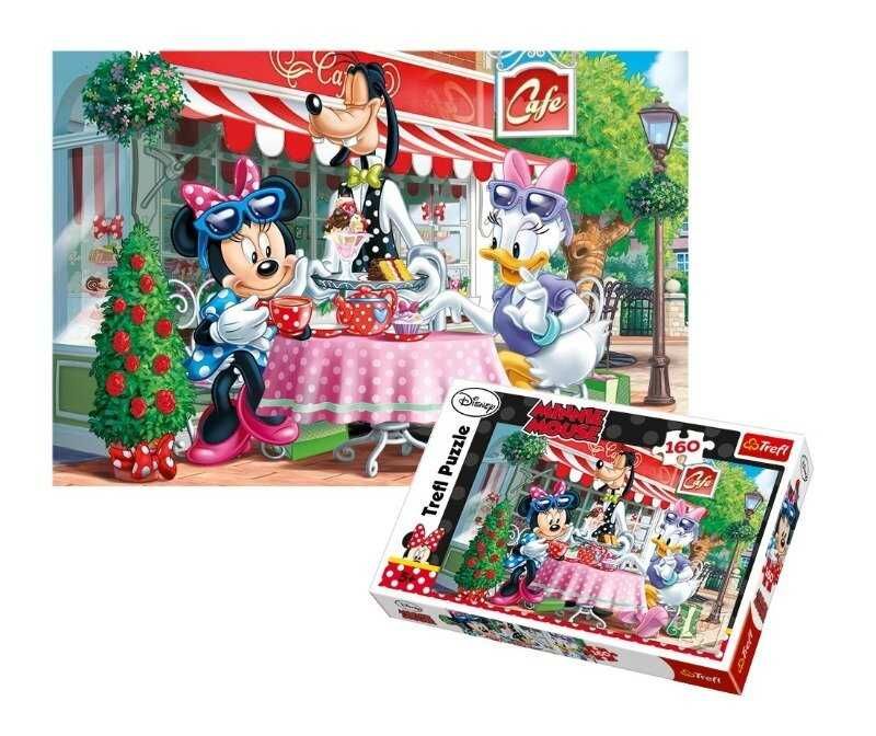 Пазл детский - Микки Маус и его друзья в кафе Disney 160 деталей Trefl