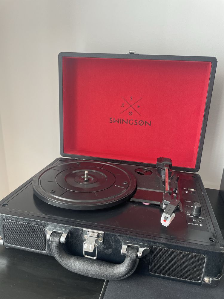 Swingson leitor vinil gira discos com usb